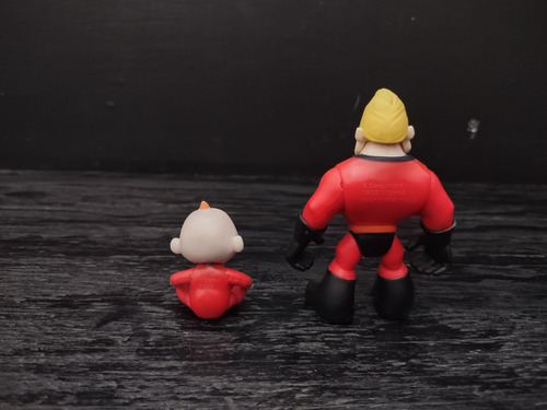 Mr Increible Y Jack Jack Figuras Pixar (Usado)