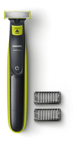 Imagen 4 de 10 de Afeitadora Philips Oneblade Qp2521 Verde Lima Y Gris Premium