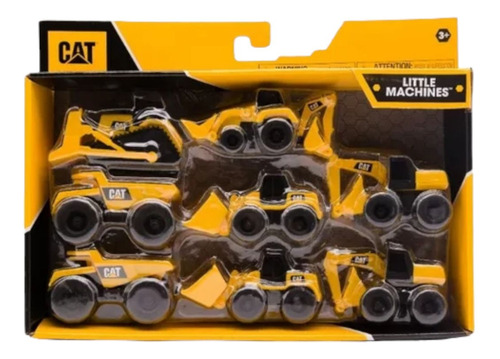 Pack X 8 Vehiculos De Construccion Cat 8cms Coleccionables