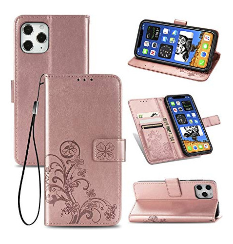 Topfunny Cases Compatible Con iPhone 12 Pro Max Wallet Case