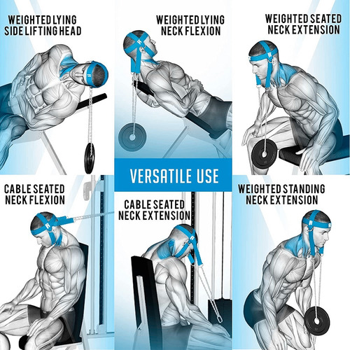 Imagen 5 de 5 de Arnes Para El Cuello, Mma, Boxeo, Entrenamiento De Cuello