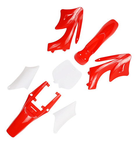Los Kits De Carrocería De Carenado De Guardabarros Rojo