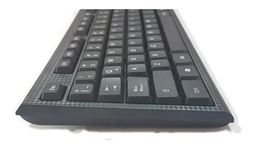 Imagen 2 de 4 de Kit Teclado Y Mouse Performance Usb Español Oficina Negro