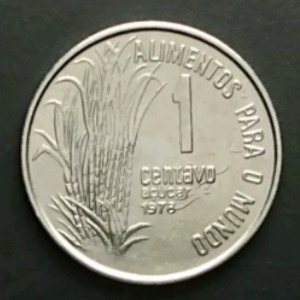 Moeda 1 E 2 Centavos 1978 Fao. (Usado)
