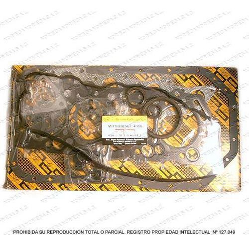 Juego Empaquetadura Motor Para Mitsubishi L200 2.5 1995 1998