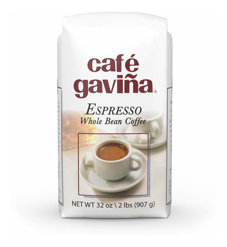 Caf Gavia Espresso, Caf En Grano, 100% Caf Arbica, (bolsa De