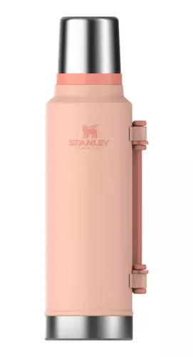 Termo Stanley Classic Rosa 1,4 Litro Con Asa Y Tapón Cebador