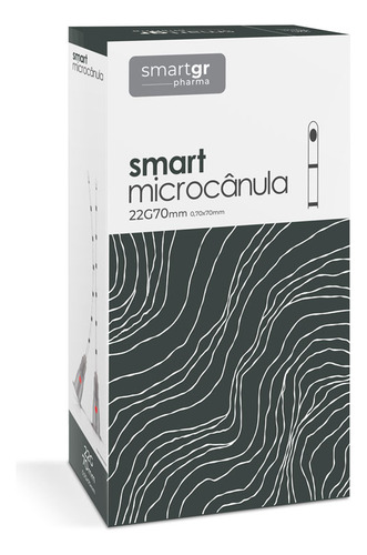 Cânula Smart Microcânula 22g X 70mm Com 10 Unidades Smart Gr
