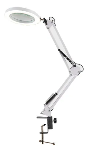 Lampara Lupa Con Luz Led Pedestal Lampara Manicure - MercadoVidaBuenas