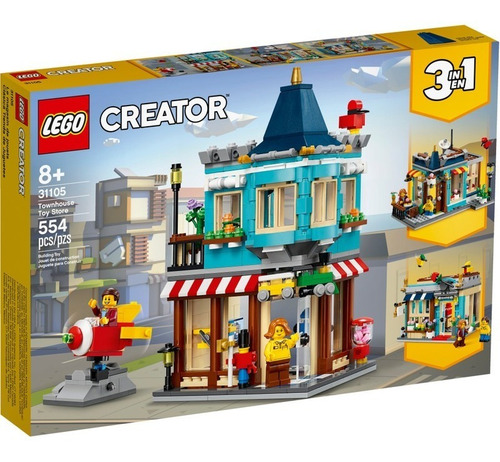 kit Lego Creator 3 en 1 554 piezas 31105