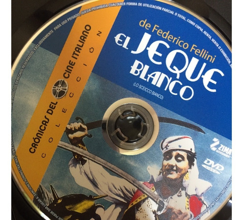 El Jeque Blanco - Federico Fellini - Dvd Vintage (Usado)