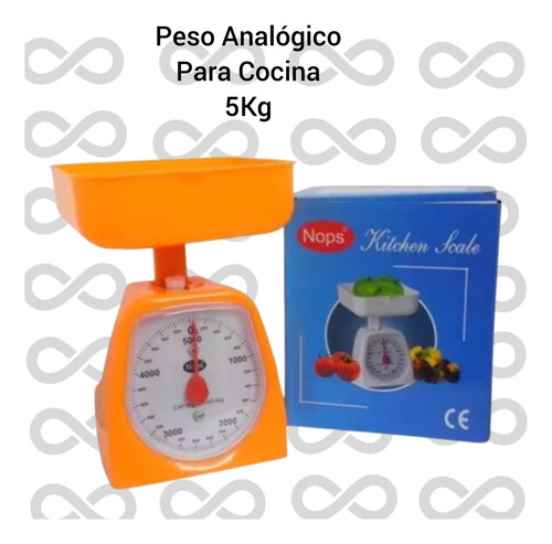 Peso Balanza De Cocina Analógica Hasta 5kg / Pesos De Cocina