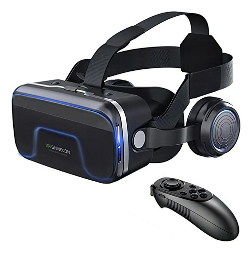 VR Headshet Shinecon Preto 3D 