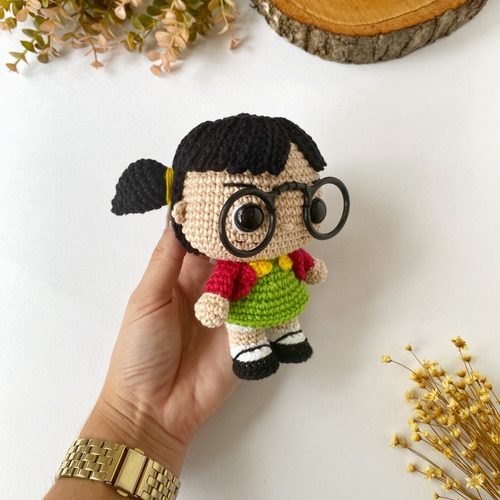 Kit Conjunto Chaves Quico E Chiquinha - Amigurumi Funko Pop