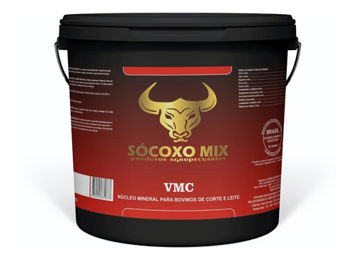 Vermífugo Bovino Para Misturar No Sal -sócoxo Mix Vmc 2,5kg