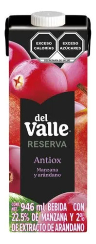 Jugo Del Valle Reserva Manzana Arandano 12 Piezas De 946ml