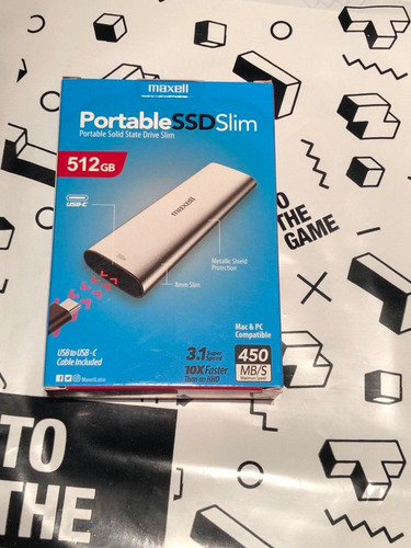 Imagen 4 de 5 de Disco Ssd 512gb Usb 3.1 Solido Externo Portable Maxell Speed