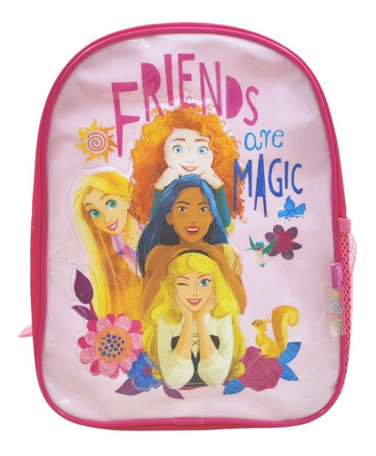 Imagen 1 de 6 de Princesas Mochila Espalda Jardin 12 PuLG Disney Magic Edu