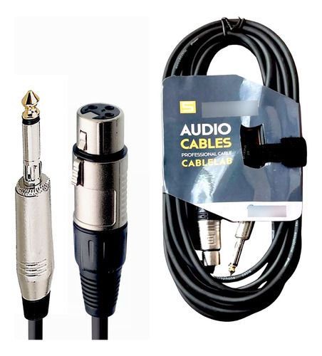 Cable Plug A Canon Xlr 6 Metros Americanpro P/microfono Ref.