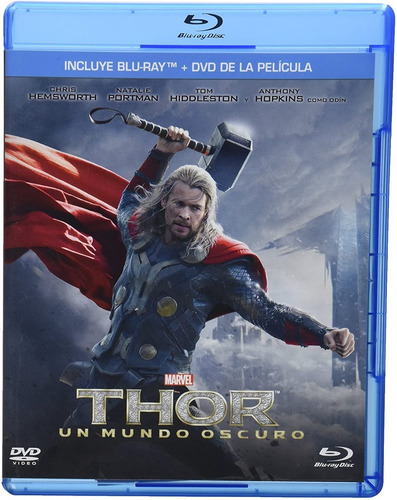 Imagen 1 de 1 de Thor 2 Dos Un Mundo Oscuro Combo Pelicula Blu-ray + Dvd