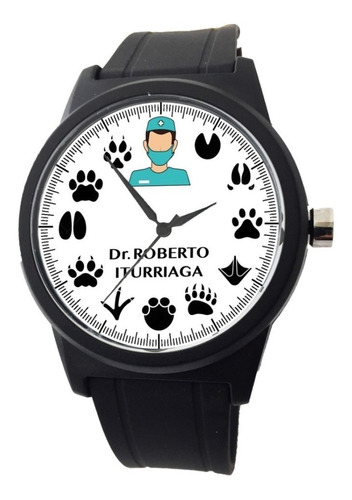 Reloj  Veterinario C/agua, Personalizado C/nombre + Envío