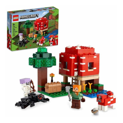 Lego Minecraft 21179 Casa Champiñon 272 Pzas Original
