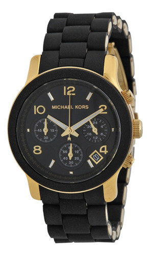 Reloj Michael Kors Mk5191 Black And Gold Original 2023