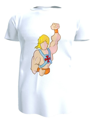 Diseño Polera He-man Animado, Hombre O Mujer, Poliester