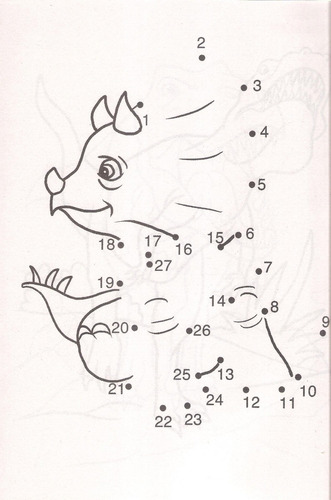 Libro Dinosaurios Preescolar Primaria Colorear Infantil Niño
