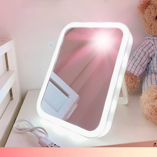 Espejo Táctil Con Luz Led Para Maquillaje Hd 3 Niveles