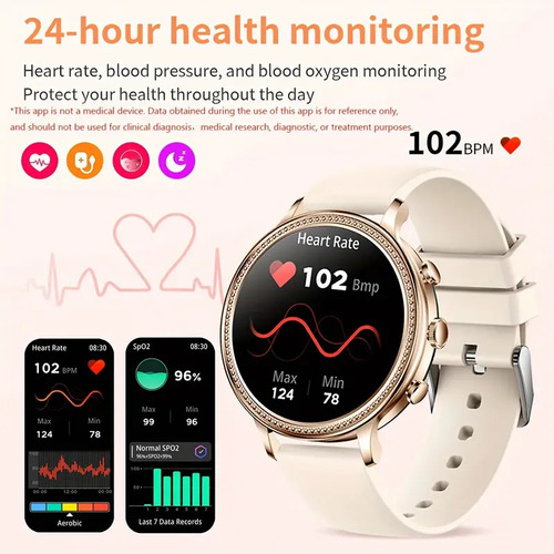Reloj Inteligente Refinado Para Mujer Smartwatch