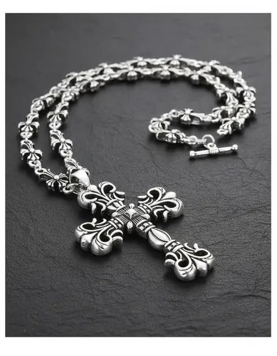 Colar Chrome Hearts Cross Rational 75cm | MercadoLivre