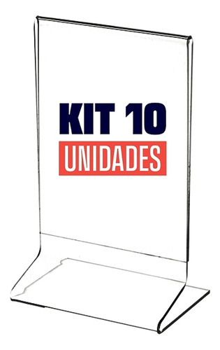 Display De Mesa Kit 10pç 8x11 A7 T Invertido Folheto