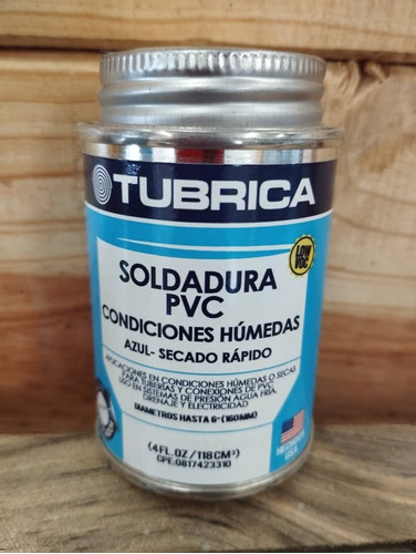 Soldadura   Pvc  1/32 Condiciones Húmeda  Tubrica  