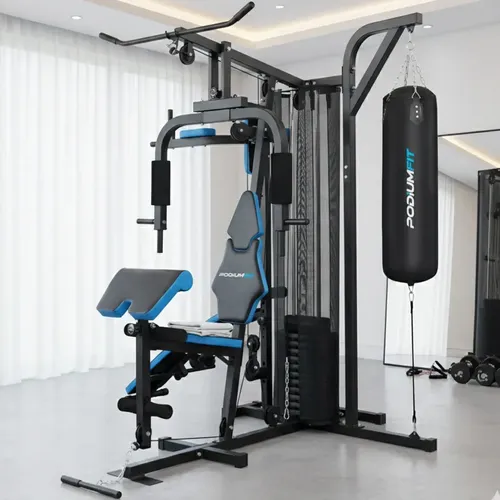 Multi Estação Academia De Musculação Podiumfit Me700 - 100kg Pret...