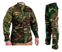 Comprar Conjunto De Combate Chaqueta+ Pantalón Camu Woodland-selva