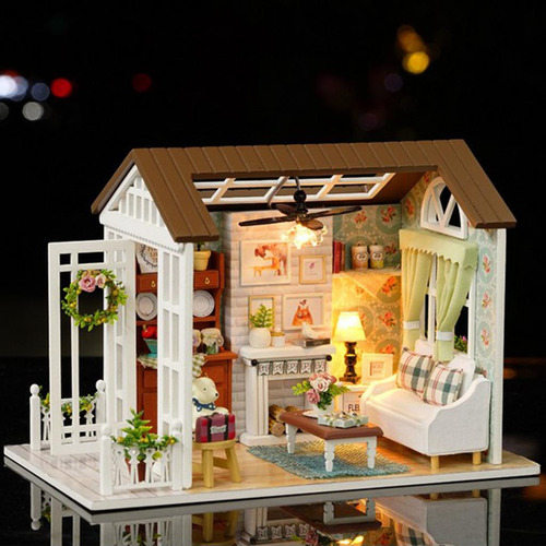 Kit De En Miniatura Para Bricolaje Con Muebles, De De