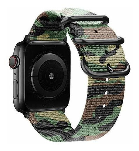 Nylon Band Compatible With Apple Watch Band 44mm 42mm 40mm 3