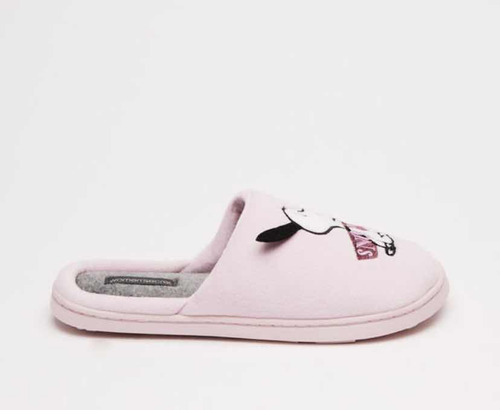 Pantuflas Snoopy Peanuts Rosa