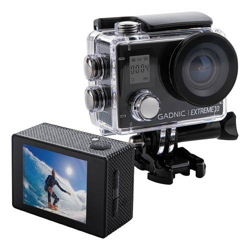 Camara Deportes Gadnic 4k Doble Pantalla Wifi Sumergible 30m