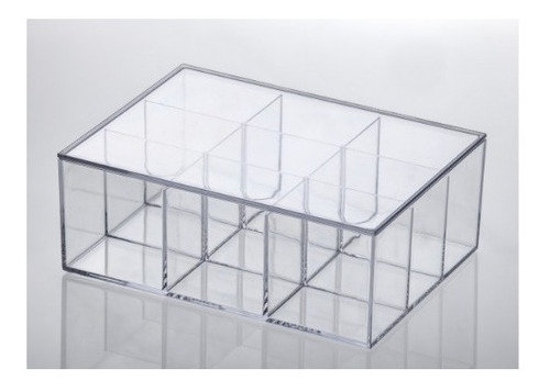 Caixa C/divisória Transparente Closet,cozinha,banhheiro 1079