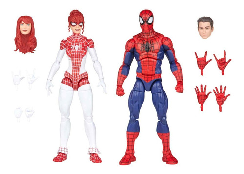 Figuras De Spiderman Y Marvels Spinneret Marvel Legends