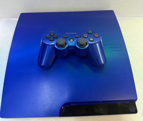 Consola Ps3 Azul Slim 160 Gb Azul (Reacondicionado)