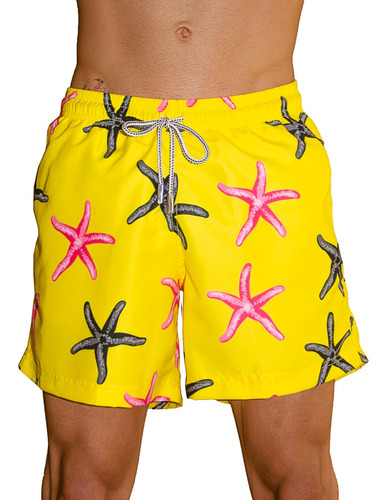 Seleski .swimwear. Short Estampado Cayo Rabusqui