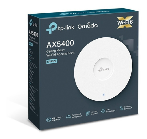 Tp-link Eap670 - Acces Point Wifi6 Ax5400 Omada