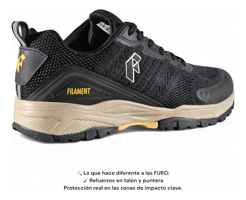 Zapatillas Hombre Filament Furo Trekking Deportivas 39 A 44
