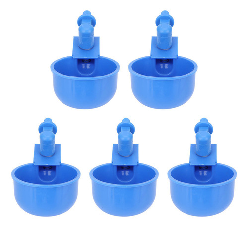 . 5 Vasos De Agua Automáticos Para Pollo, Plástico Pp, Para