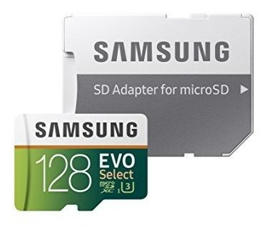 Tarjeta De Memoria Samsung 128gb 100mb/s (u3) Microsd Evo