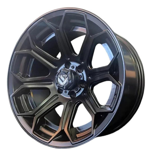 Juego De Llantas Aro 17x9 Apernada 6x114 Et -12 Blk Np300 