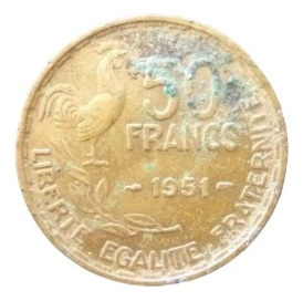 Moneda Francia 50 Francs 1951 (x684.